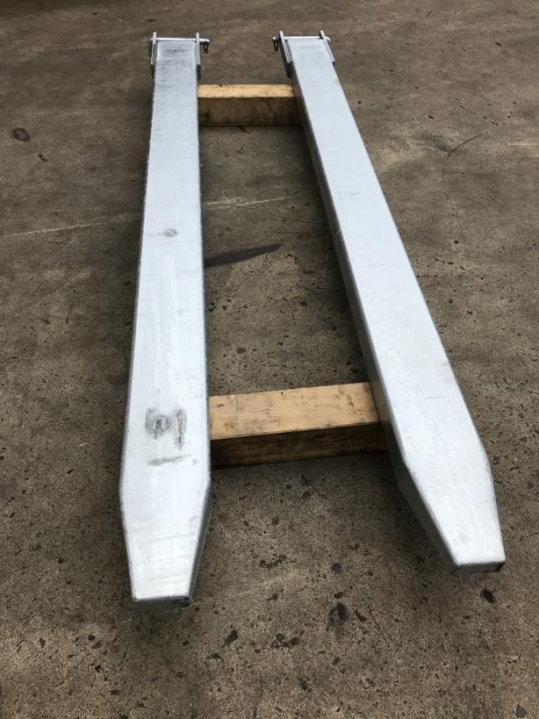 Gabelzinken Verlängerung in geschlossener Ausführung, Gabelverlängerung für Gabelstaplergabeln Gabelzinkenverlängerungen, Gabelzinken, Staplerzinken