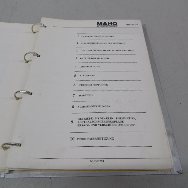 Bediener Handbuch, Betriebsanleitung, Bedienungsanleitung für CNC Fräsmaschine