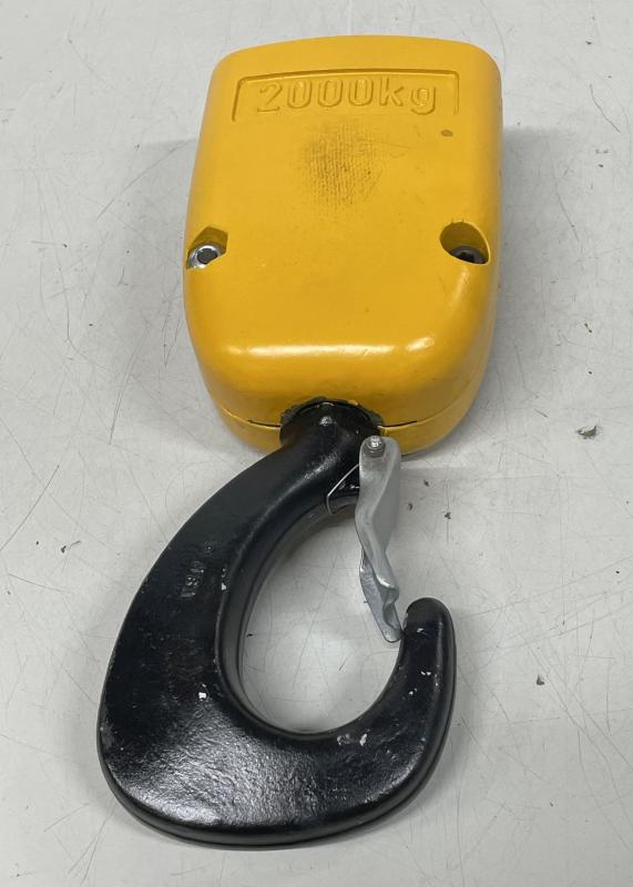 Kranhaken, Hubflasche, Unterflasche für Kettenzug, Lasthaken, 2-strängig