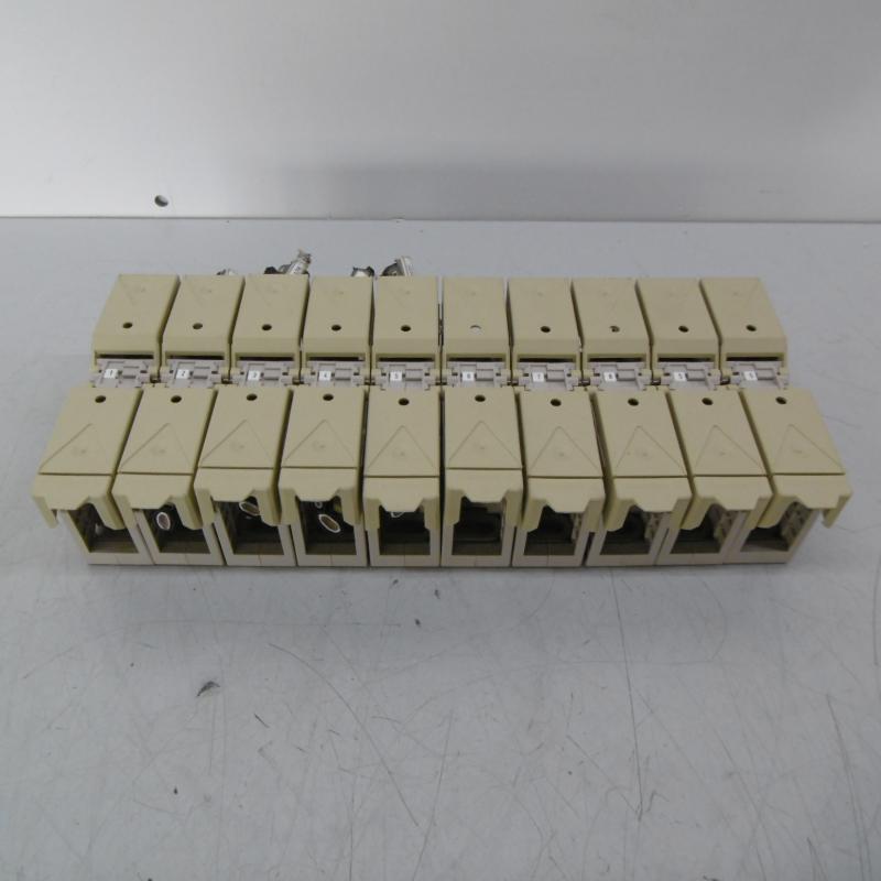 10 Stück Flanschanschlussklemmen, Bolzenklemmen, Reihenklemme