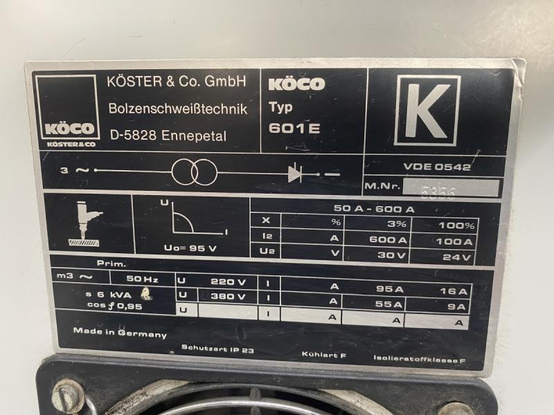 Bolzenschweißgerät, Widerstandschweißmaschine mit Kondensatorentladetechnik