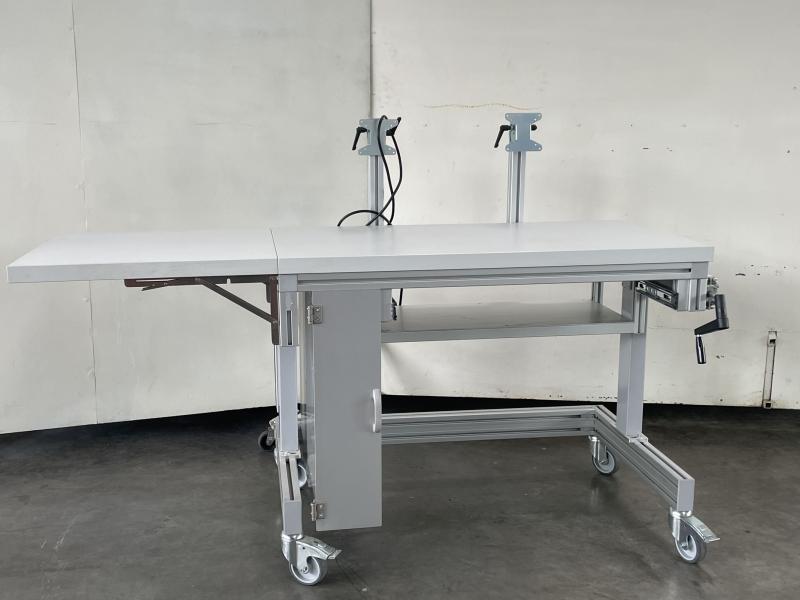 Höhenverstellbare Werkbank, höhenverstellbarer Arbeitstisch, Elektrowerkbank