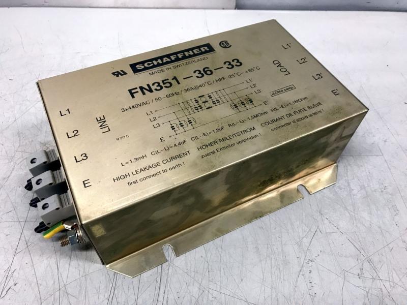 Spannungsversorgungsleitungsfilter, Hochstrom-EMC-Filter 3 Phasen 3 x AC- Vorschaltgerät, Netzanschlußmodul, Netzfilter