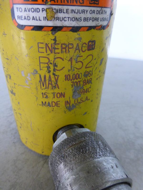 Einfachwirkender Hydraulikzylinder mit Federrückzug, Hydraulikstempel, Lukaszylinder, Maschinenheber