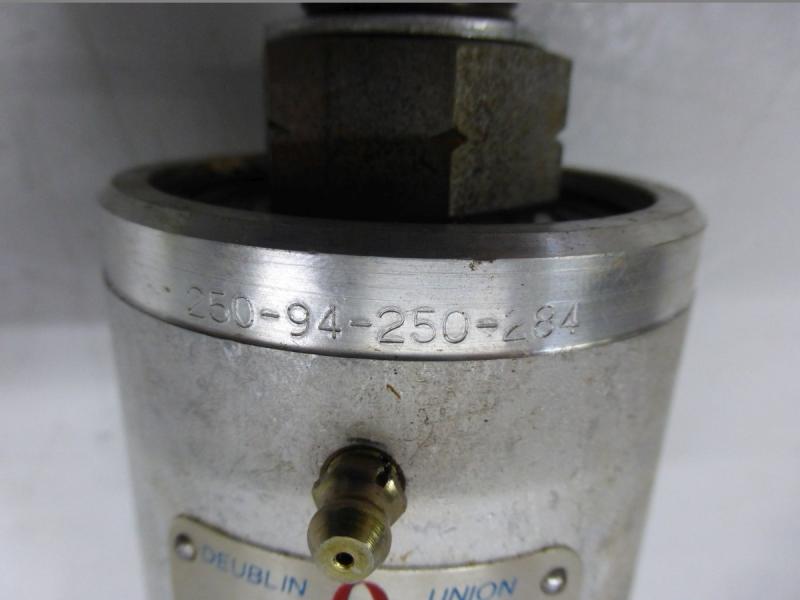 Drehdurchführung, Rotorgetragene Einkanal Rotationsdurchführung für Druckluft