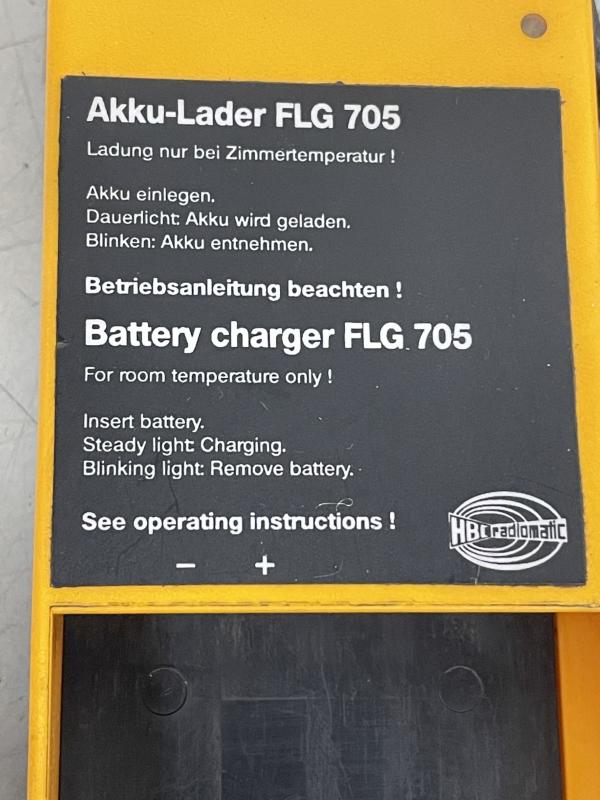 Ladegerät, Batterieladegerät für Funksender Akku für Kranfernsteuerung, Akku-Lader 6 Volt
