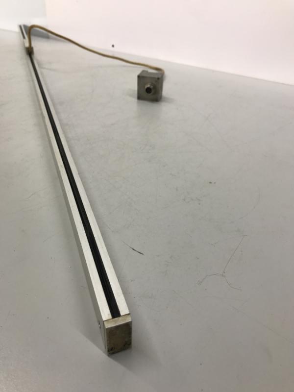 Glasmaßstab, inkrementales Längenmesssystem, Linear Scale, Maßstab mit Glaslineal für Positionsanzeige