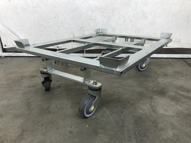 Palettenroller, Bodenroller, Rahmenwagen, Transportwagen GORR für Halbpaletten 80 x 60 cm