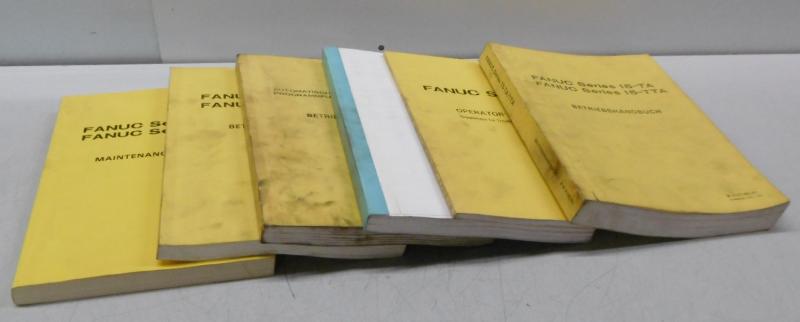 Handbuch Satz, Betriebsanleitung, Bedienungsanleitung, Maintenance Manual,  Operators Manual Fanuc Series 15 / 150 für Drehmaschine, Drehbank, Lathe