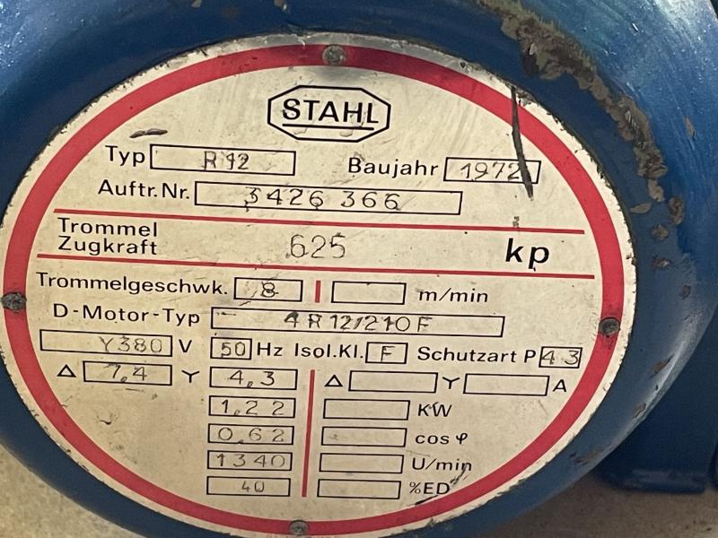 E-Kettenzug, Elektro Hubwerk, Kran
