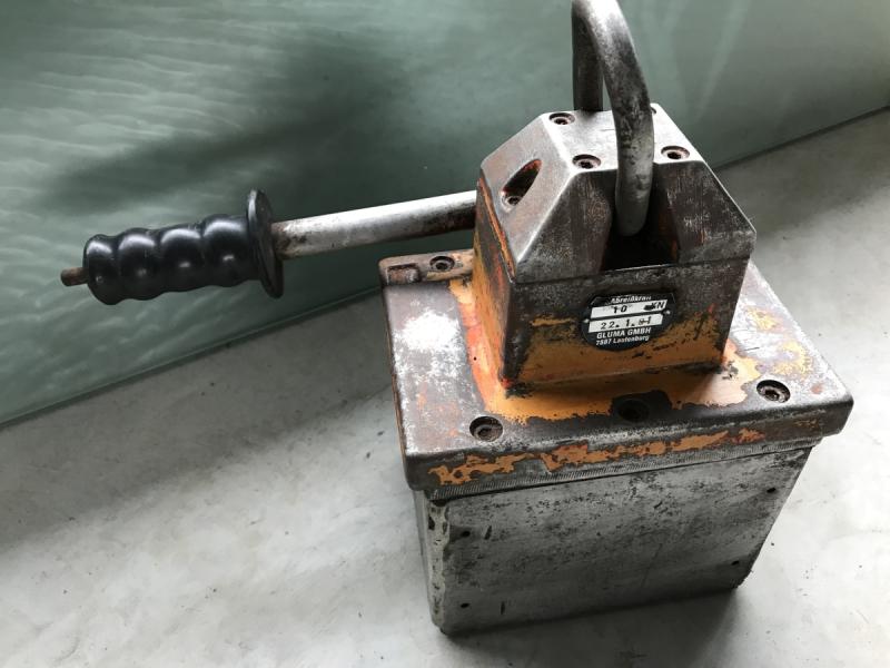 Lasthebemagnet, Kranmagnet, Hebemagnet, mech. schaltbarer Hubmagnet, mechanischer Lastmagnet