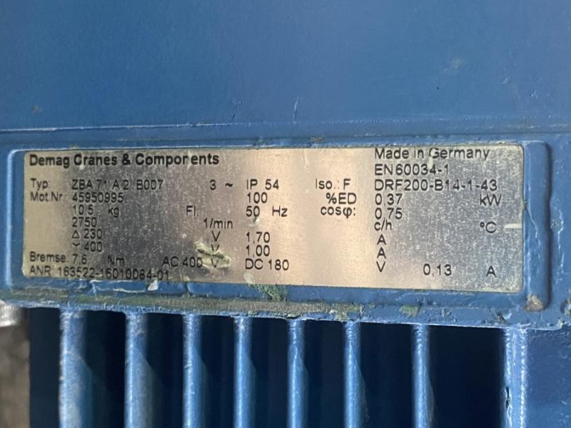 Fahrwerk mit Reibradantrieb für Leichtkransystem, Kranfahrwerk, Katzfahrwerk