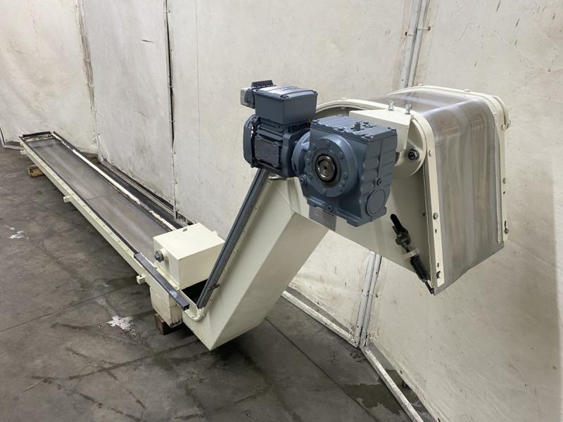 Rutschband Magnetförderer, Magnetrutschförderer, Z-Förderer, Gleitbandanlage, Magnetbandförder