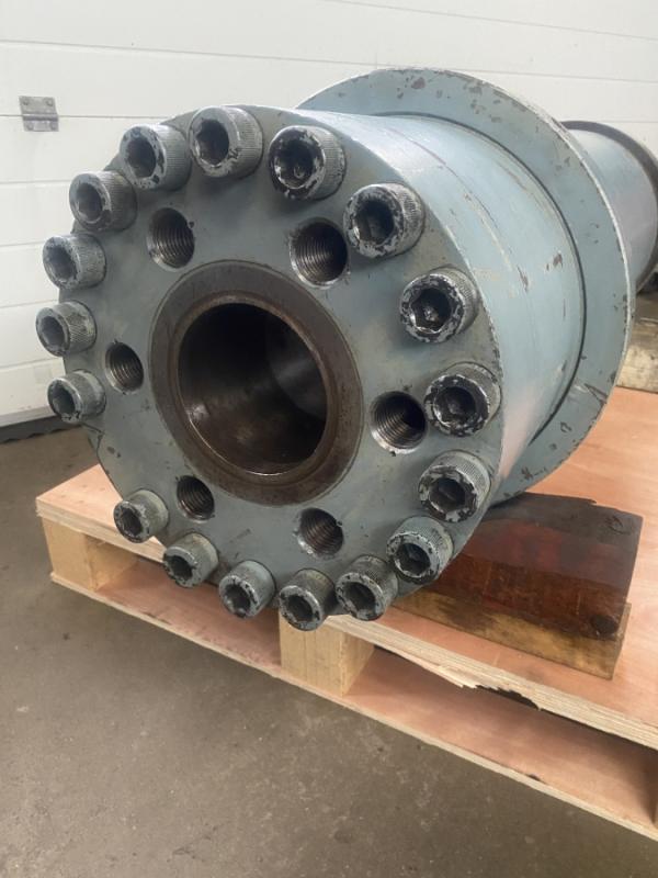 Hydraulikzylinder Doppeltwirkend, Flanschzylinder, Pressenzylinder, Presszylinder 160 Tonnen 325 bar