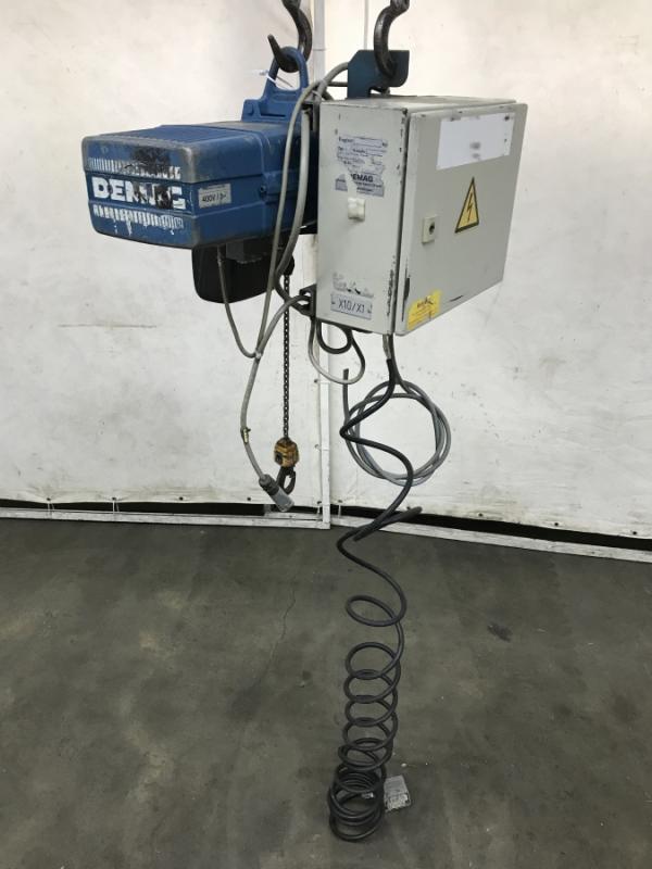 E-Kettenzug, Elektro Hubwerk, Kran mit Dematik BUS-Ansteuerung 200 kg