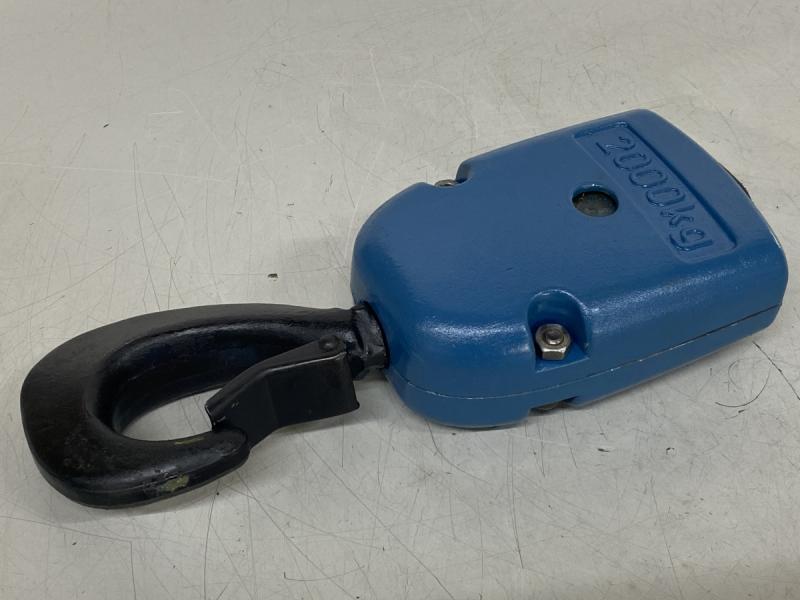 Kranhaken, Hubflasche, Unterflasche für Kettenzug, Lasthaken, 2-strängig