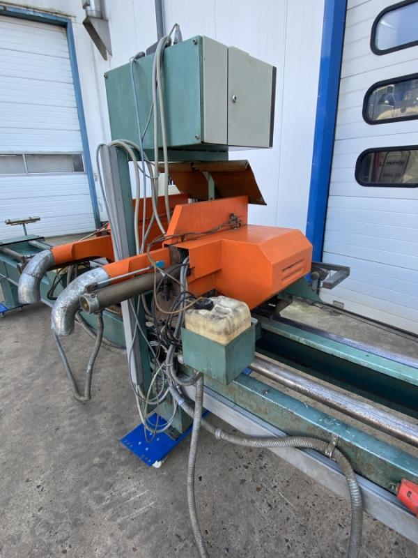 NC Doppelgehrungssäge mit 2 Sägeaggregaten für ALU, Buntmetalle und Kunsstoffe - DEFEKT