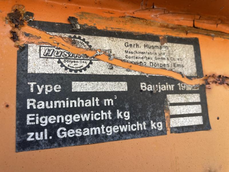 Absetzcontainer, Absetzmulde, Containermulde 10 m³