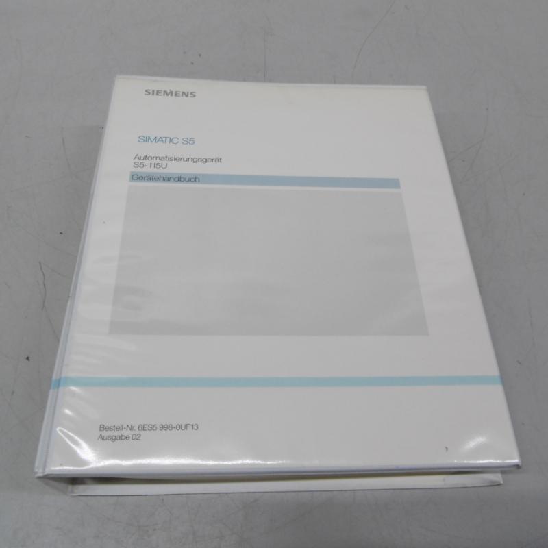 Handbuch, Programmieranleitung, Betriebsanleitung, Bedienungsanleitung,  Gerätehandbuch Automatisierungsgerät, STEP5, 