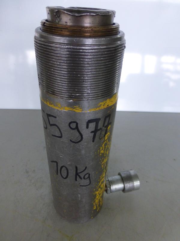 Einfachwirkender Hydraulikzylinder mit Federrückzug, Hydraulikstempel, Lukaszylinder, Maschinenheber