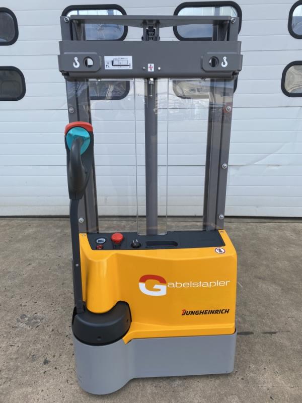 Elektro - Gehstapler, Deichselstapler + Neue Batterie, Traglast 1000 kg, Hubhöhe 2500 mm