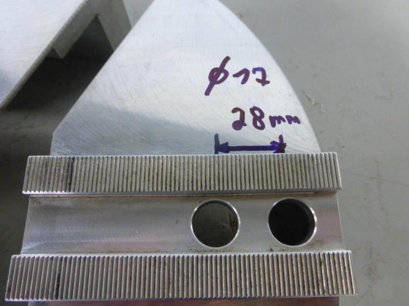 Futterbacken, Aluminiumbacken für 3-Backen Kraftspannfutter