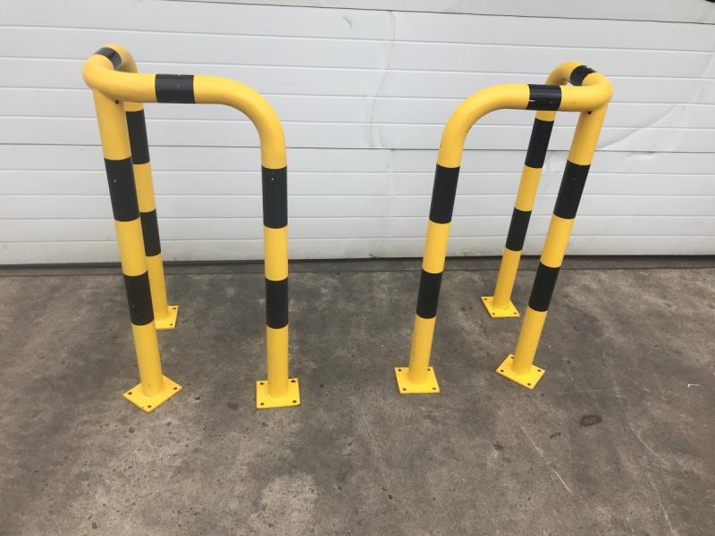 Rammschutz-Eckbügel, Anfahrschutz, Kantenschutz, Rammschutzbügel, Schutzwinkel, Säulenschutz für Regal, Abweiserecken