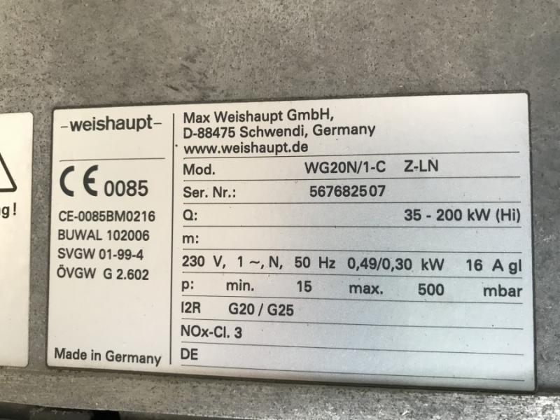 Gebläse Gasbrenner für Warmluft-Hallenheizung