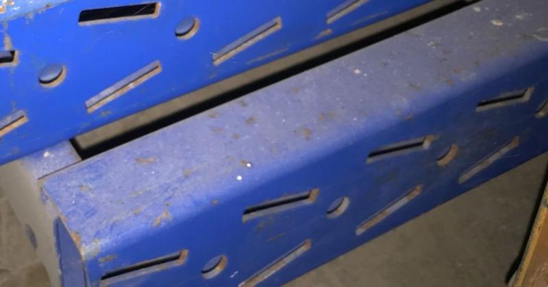 Schwerlast Palettenregal für 12 Palettenplätze, Palettenregal