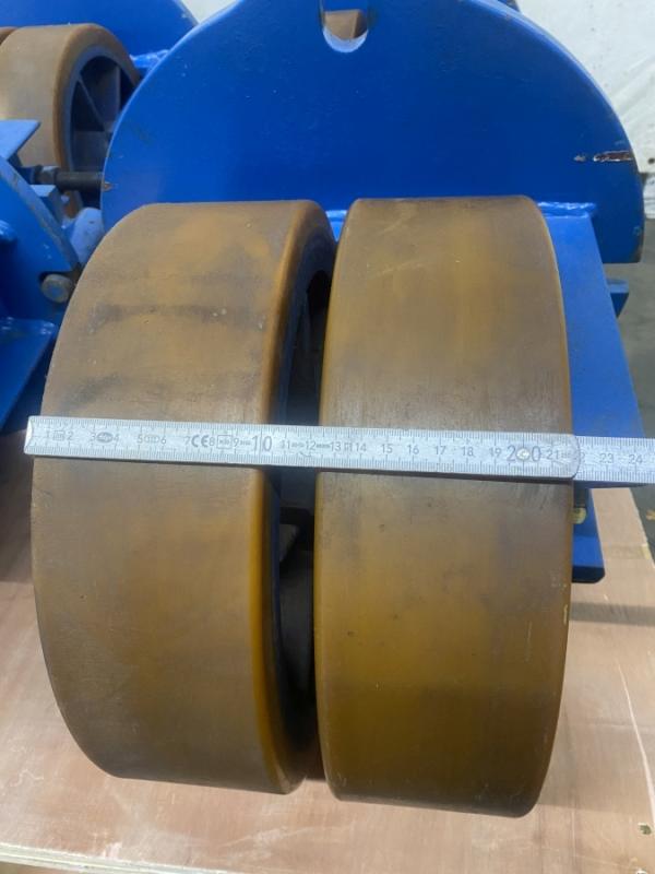 4 Stück Containerräder für ISO-Container, Containerfahrwerk Containerrollen, Seecontainer Radsatz