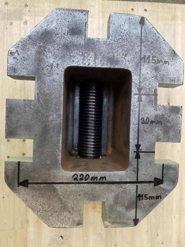 4 Stück verstellbare Spannbacken für Planscheibe