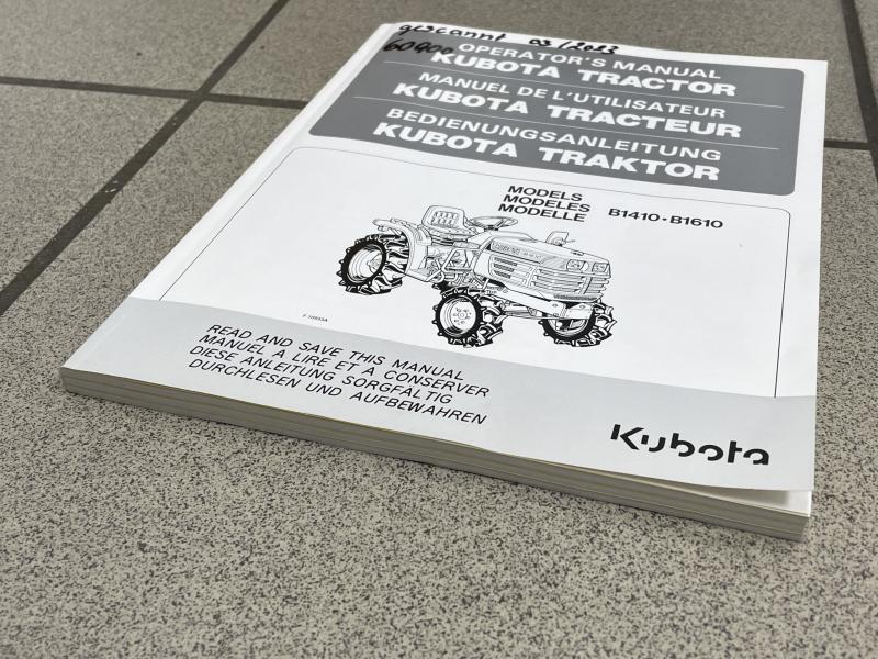 Bedienungsanleitung, Betriebsanleitung für Traktor, Ackerschlepper