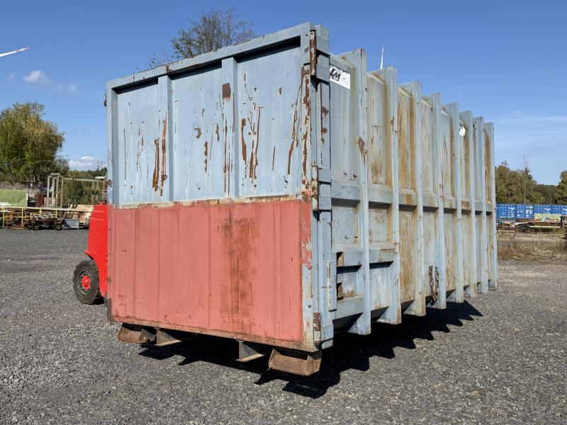 Abrollcontainer, Abrollpresscontainer, geschlossener Abroller, Ideal als Baustellencontainer