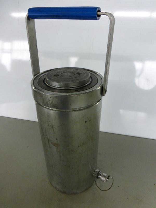 Einfachwirkender Hydraulikzylinder mit Federrückzug, Hydraulikstempel, Lukaszylinder, Maschinenheber