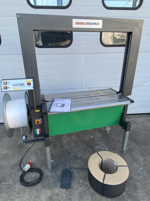 Umreifungsgerät, Umreifungsmaschine für Kunststoffband, Verpackungsmaschine mit Zubehör