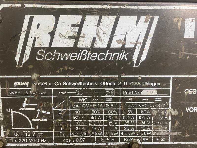 WIG Schweißgerät "Defekt"
