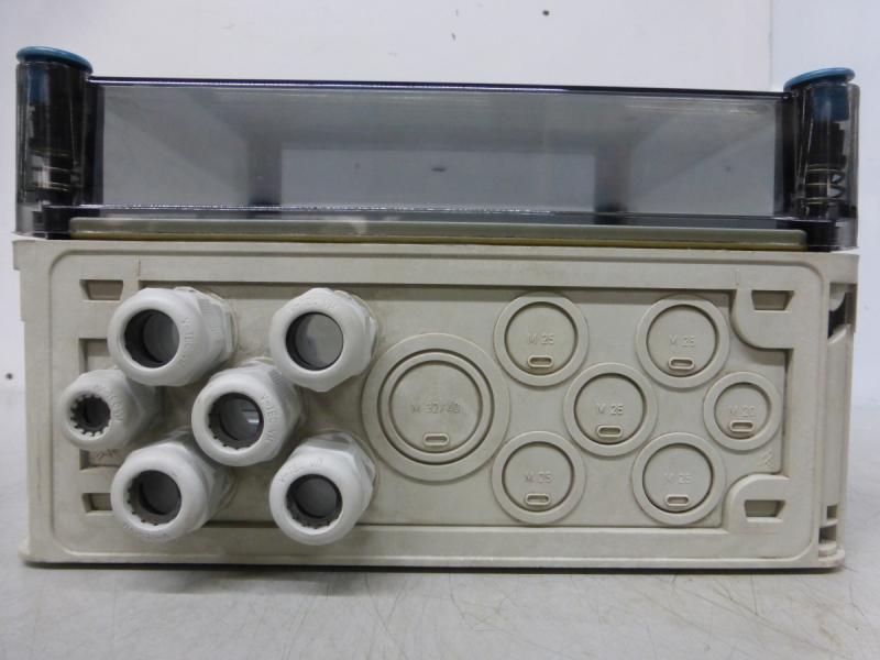 Verteilerkasten mit Klarsichtabdeckung, Leergehäuse Schaltkasten, Klemmkasten, Sicherungskasten, Schaltschrank