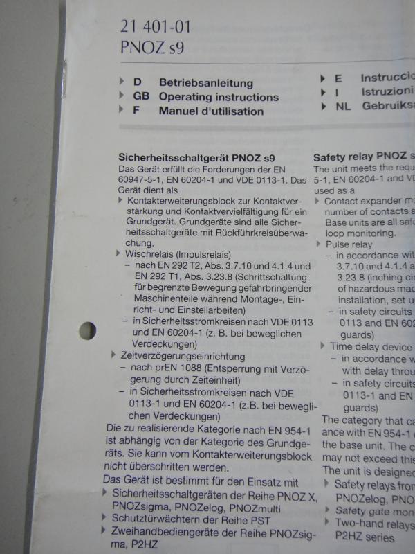 Sicherheitsschaltgerät, Kontakterweiterungsblock