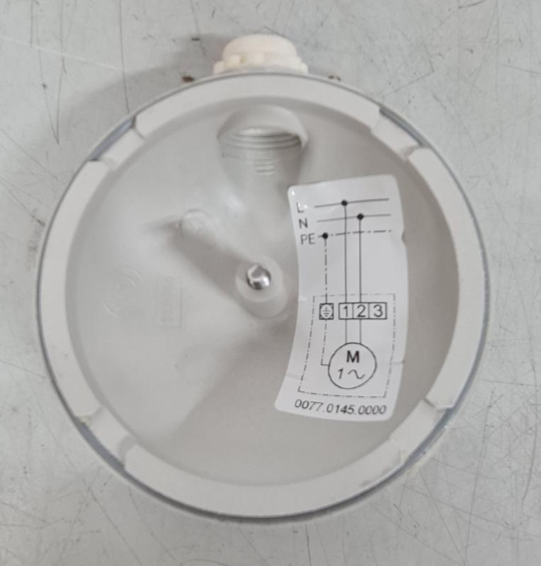 200mm Hochleistungs- Axial- Wandventilator mit quadratischer Düsenwandplatte 345x345x174mm