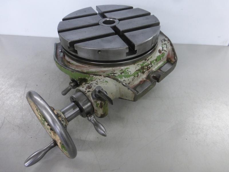 Rundteiltisch mit Kurbel und Skala am Rundtisch zum direkten Teilen