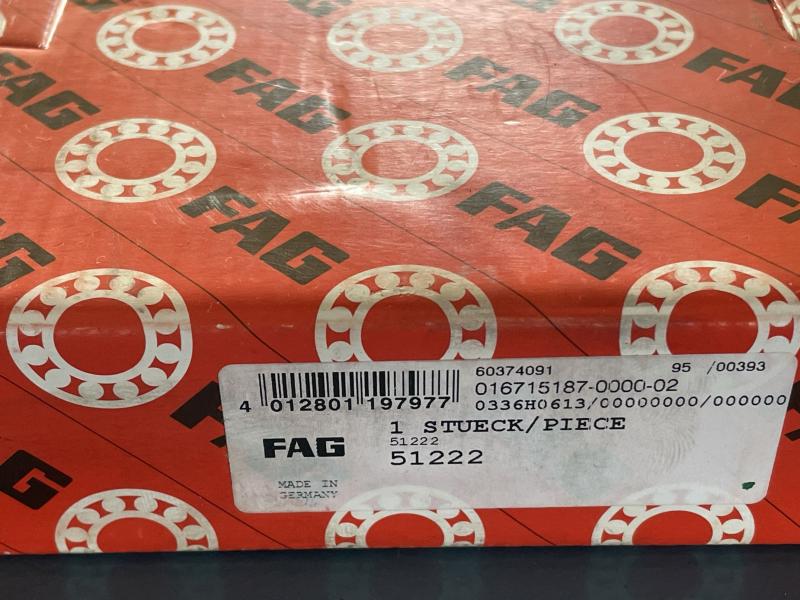 Axiallager, Axial-Rillenkugellager, Axialkugellager 51222, Wälzlager, Kugellager -- 110-160-38