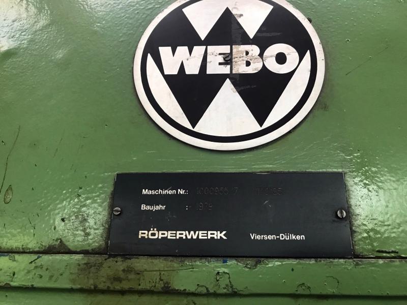 Radialbohrmaschine MK6, mit Plattenfeld 8000 x 2100 mm