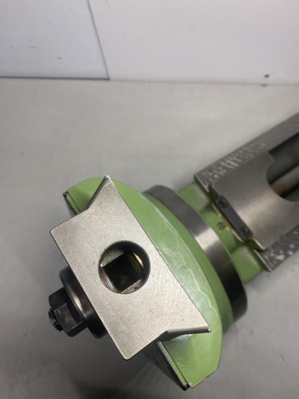 Nutenstoßkopf für Fräsmaschine, Stoßkopf Montage an Stelle vom Vertikalfräskopf, Fräskopf