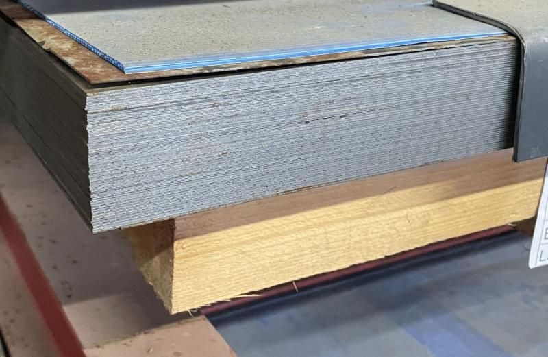 Stahlblech, Blechtafel, Karosserieblech für Oldtimerreparatur, Feinblech - Blechdicke 1 mm