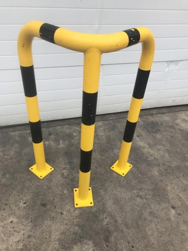 Rammschutz-Eckbügel, Anfahrschutz, Kantenschutz, Rammschutzbügel, Schutzwinkel, Säulenschutz für Regal, Abweiserecken