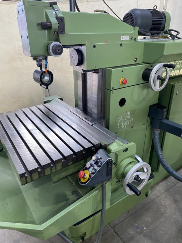 CNC Fräsmaschine, Werkzeugfräsmaschine mit Handrädern und Bahnsteuerung GRUNDIG Contur 2