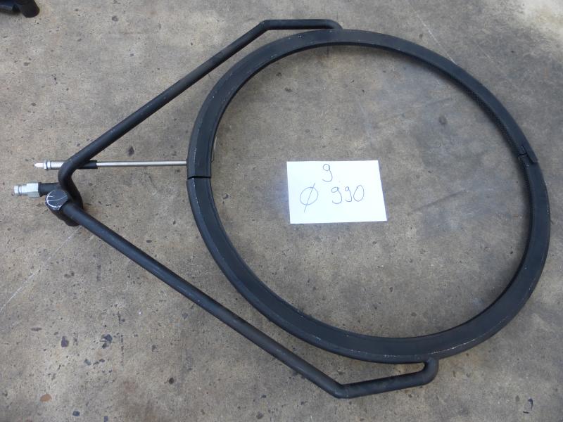 Flammerwärmungsgerät, Ringbrenner zum Erwärmen mit Ringdüsen, 10 Stück von Ø 310 mm bis Ø 990 mm