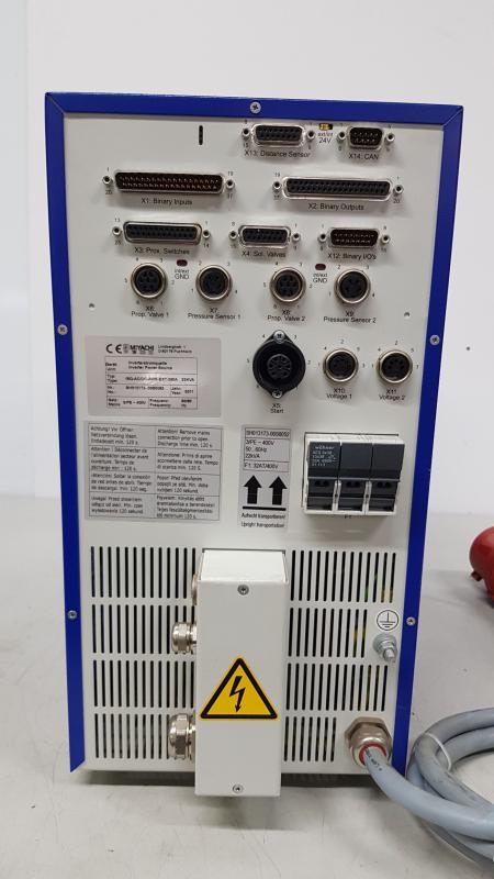 Mikroschweißkopfeinrichtung, Punktschweißanlage mit Schweißkopf, Inverterstromquelle