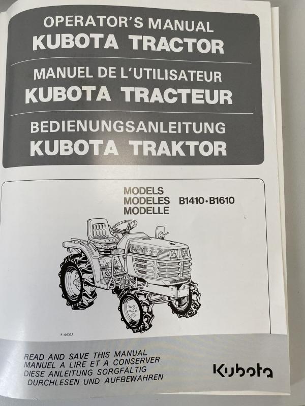 Bedienungsanleitung, Betriebsanleitung für Traktor, Ackerschlepper