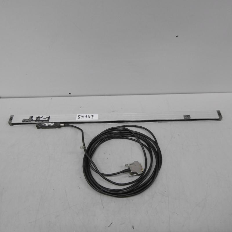 Glasmaßstab, inkrementales Längenmesssystem, Linear Scale, Maßstab mit Glaslineal für Positionsanzeige